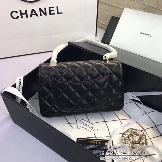 香奈兒CHANEL 升級版A1116m全新經典金銀鏈條單肩斜挎包 DSC1653